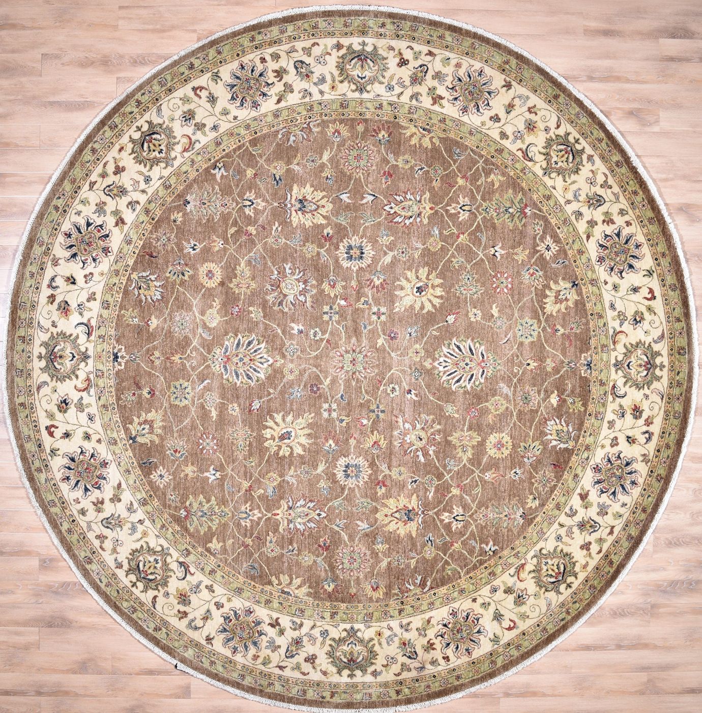 Agra HP-0040 Brown/Beige, 11′8″ × 11′8″