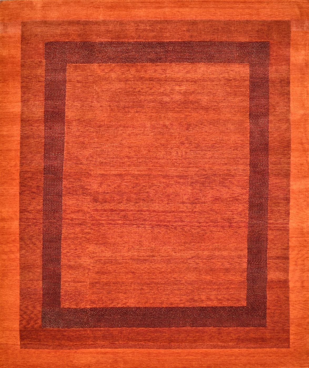 Loribaft Gabeh LBT1006 Rust, 8′1″ × 9′9″