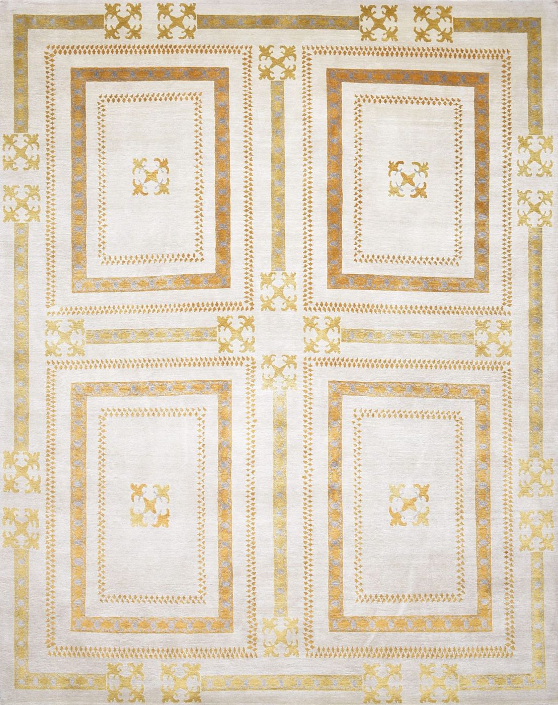 Tibetan TOB87C Gold W & S, 8′2″ × 10′1″