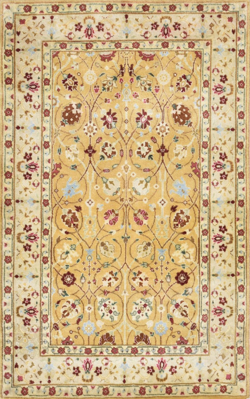 Ferahan Tabriz Gold, 2′6″ × 3′11″
