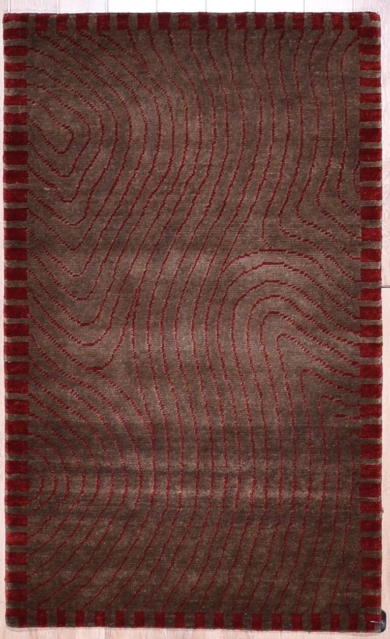 Tibetian L.Brown/Red, 3′1″ × 5′1″