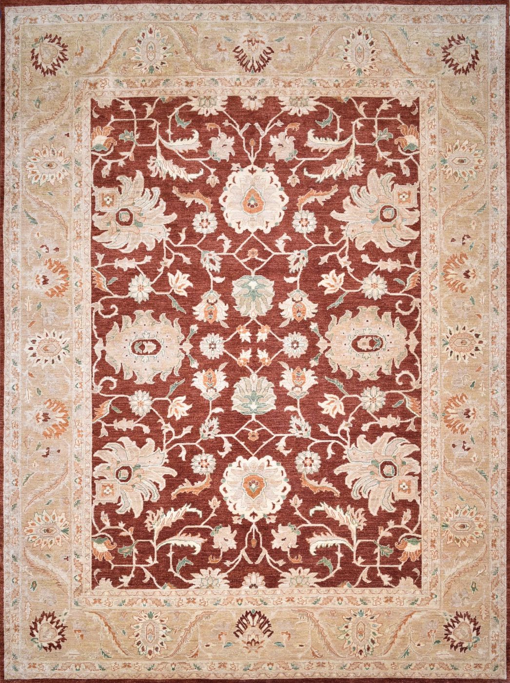 Sultanabad SRD1289 Rust, 8′10″ × 11′11″
