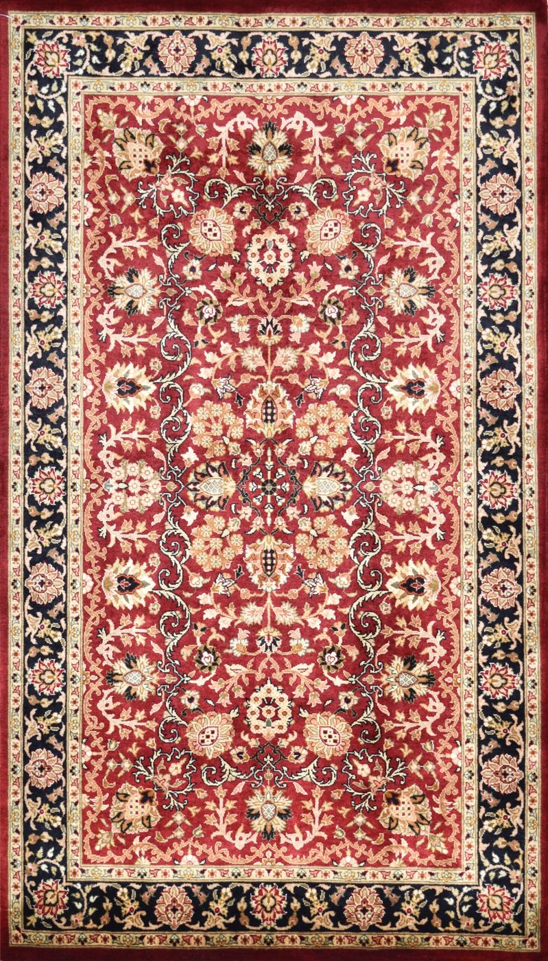 Shalimar Tabriz Red/Black, 3′1″ × 5′2″