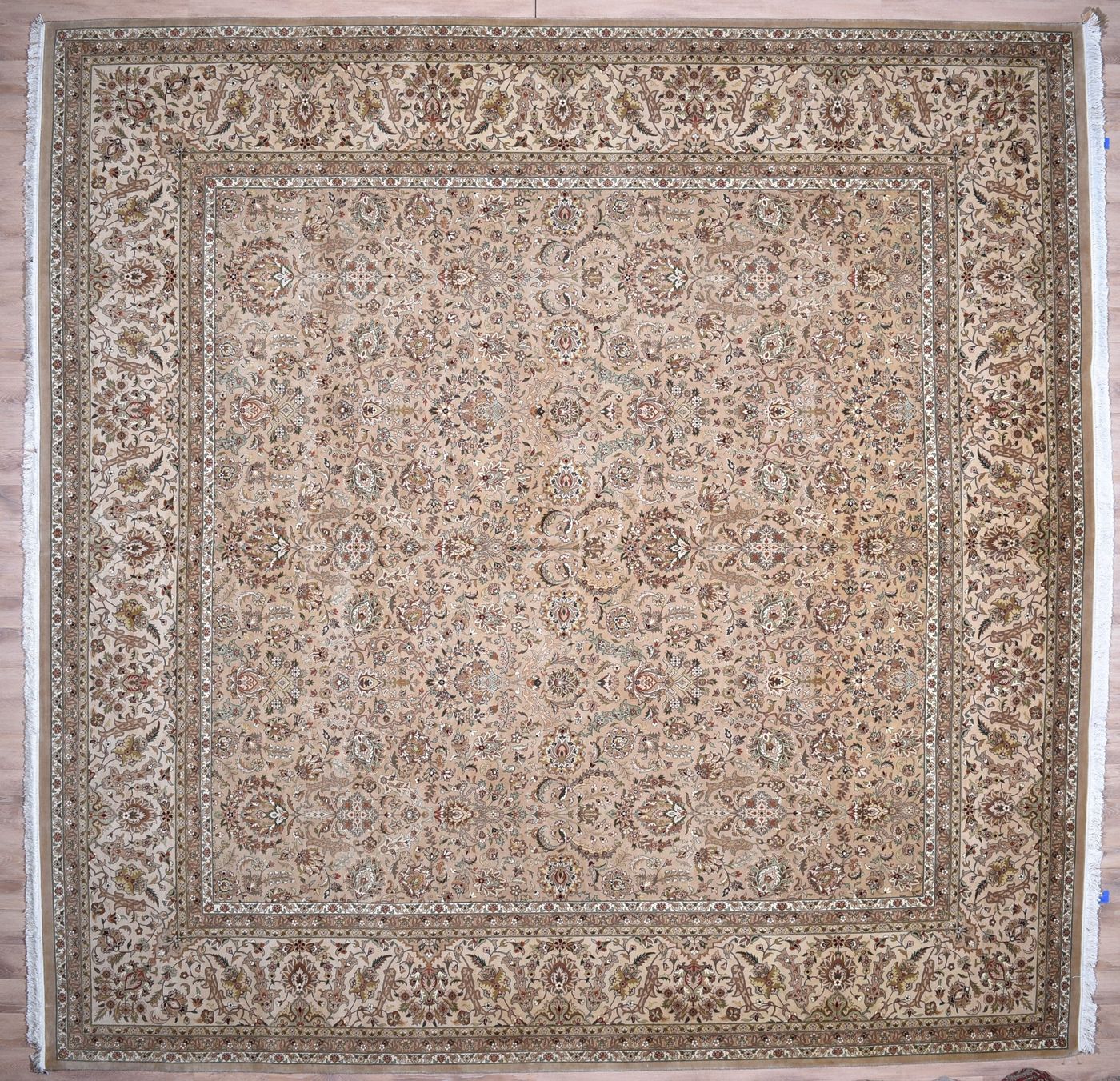 Kashan Golden L.Gold & Beige, 12′1″ × 12′1″