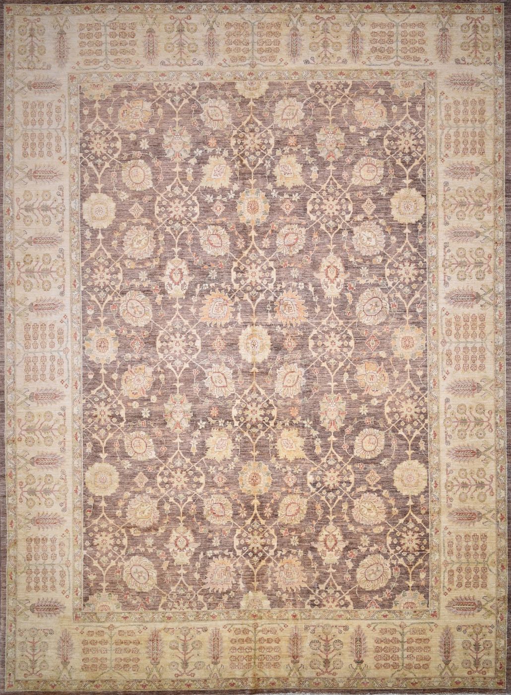 Sultanabad Brown, 10′0″ × 13′9″