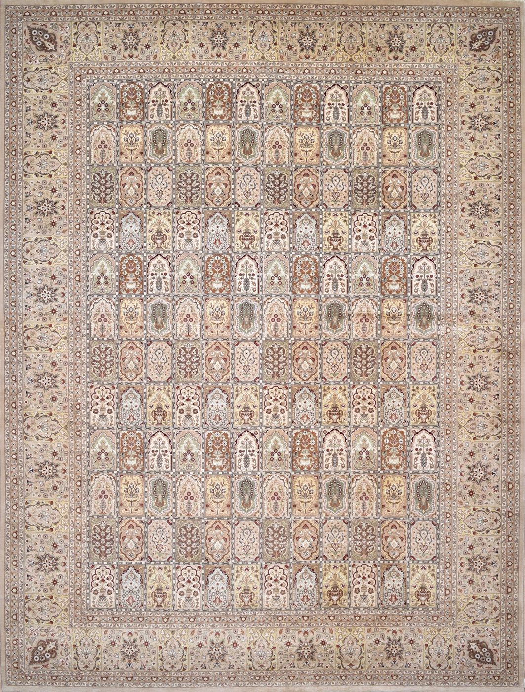 PANEL Gharana Gold, 9′1″ × 12′1″, from the Shalimar collection