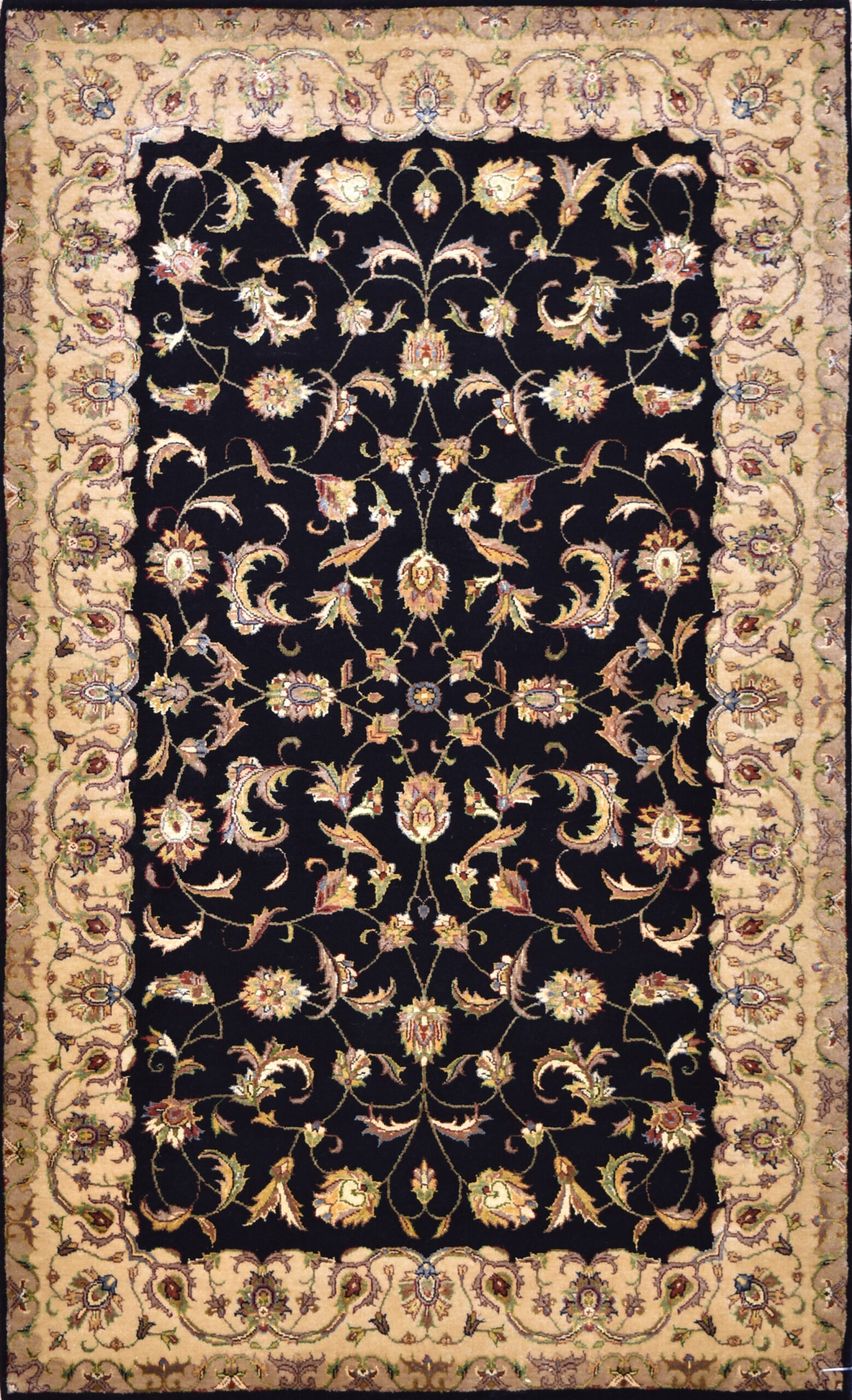 Tabrizi Tabriz Black/Gold, 3′0″ × 5′0″