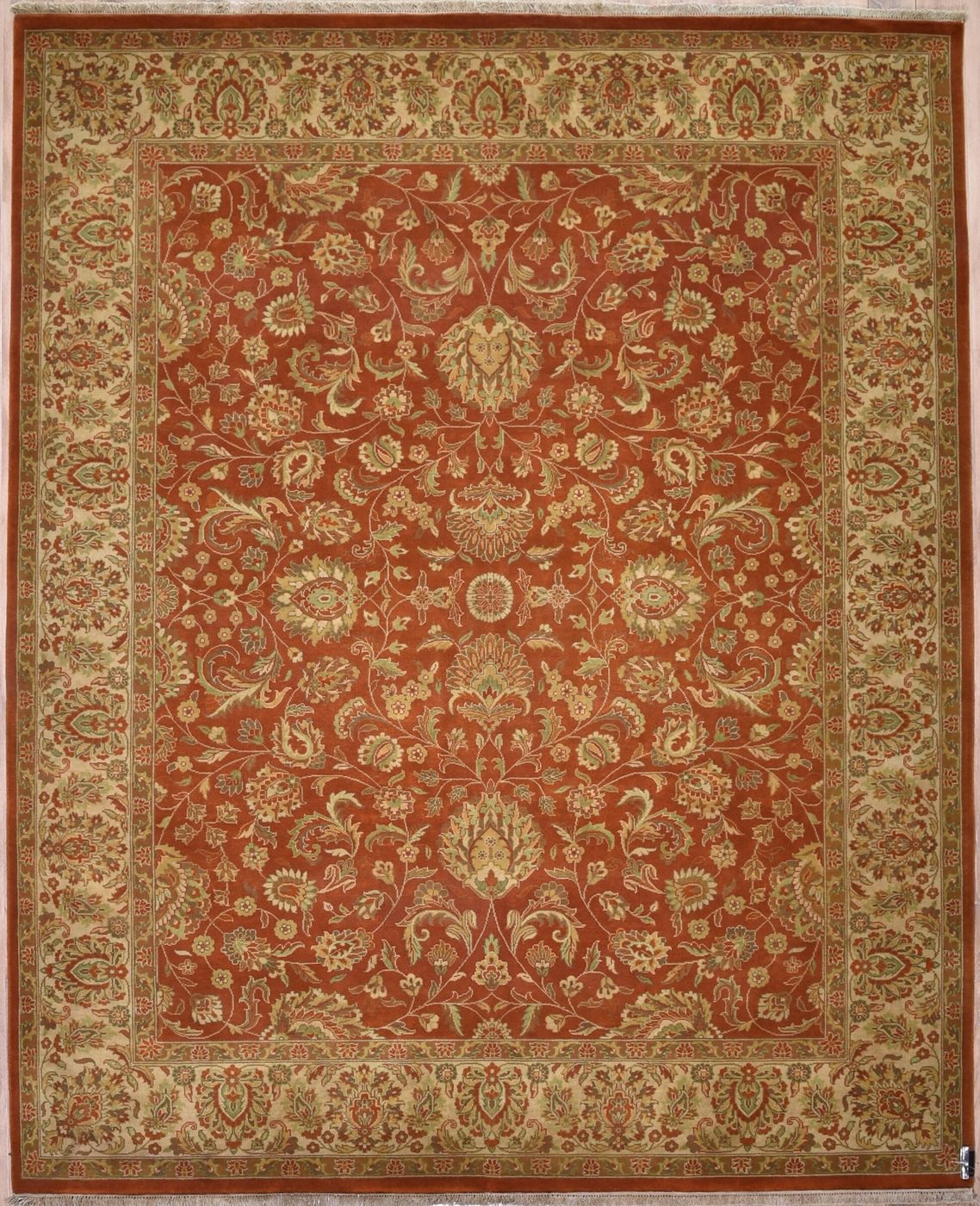 Kashan Rust / Beige, 3′0″ × 5′0″