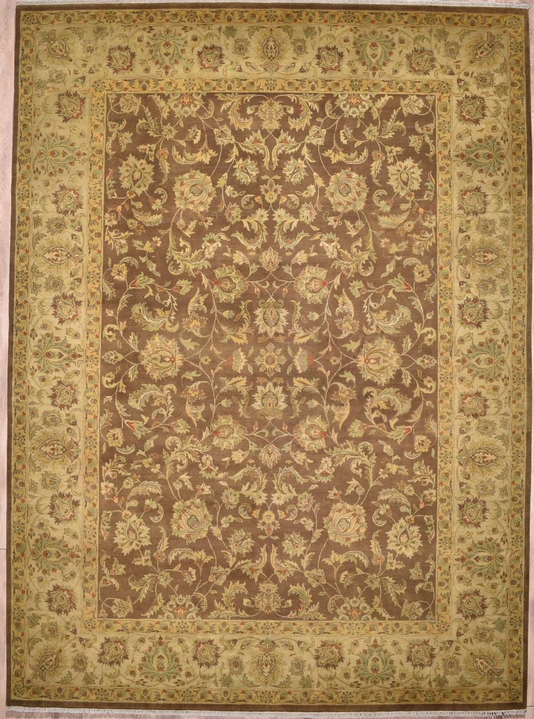 Mirzapur Kashan L.Brown, 8′9″ × 11′11″