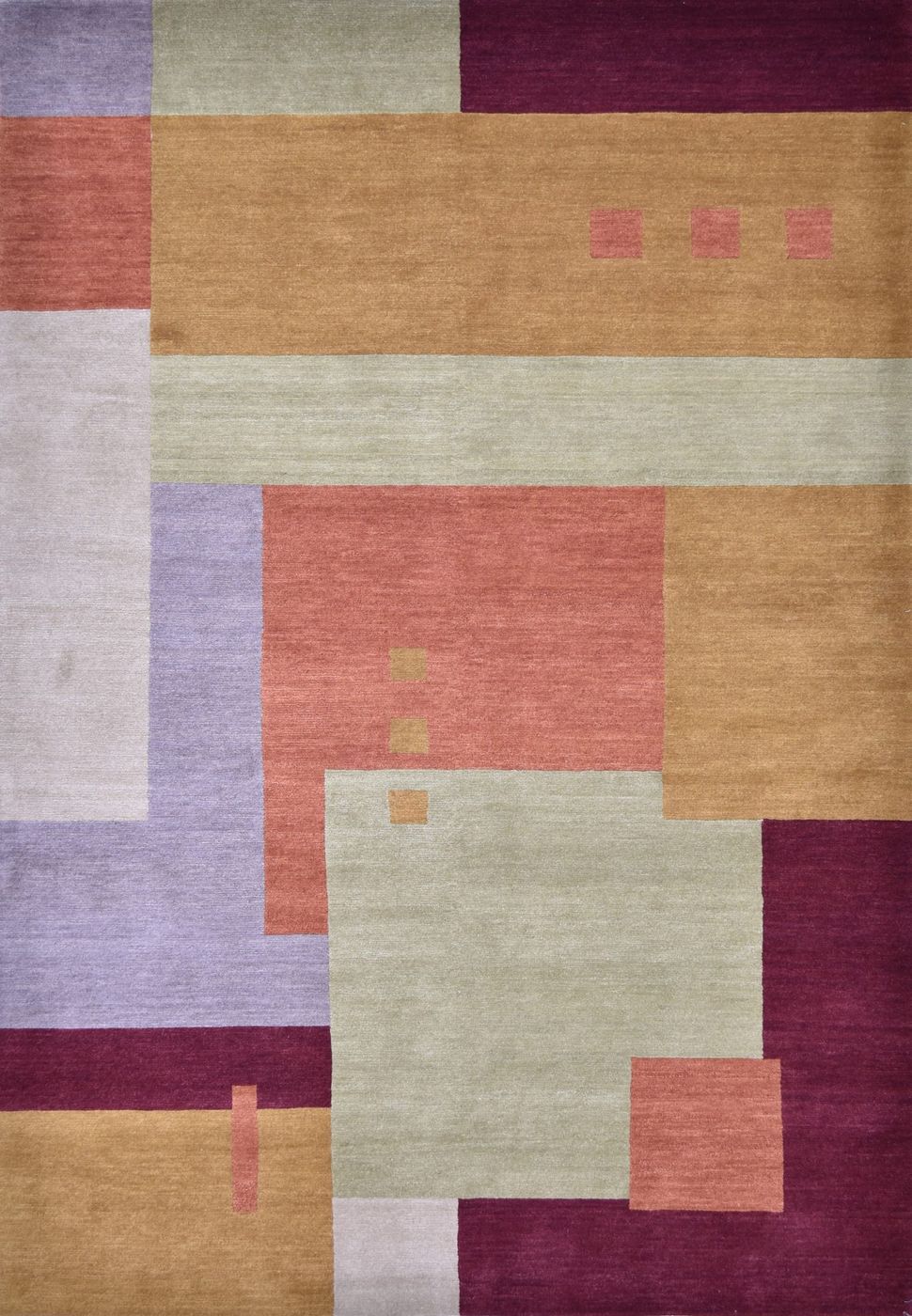India rug, Plum, 9′2″ × 12′0″