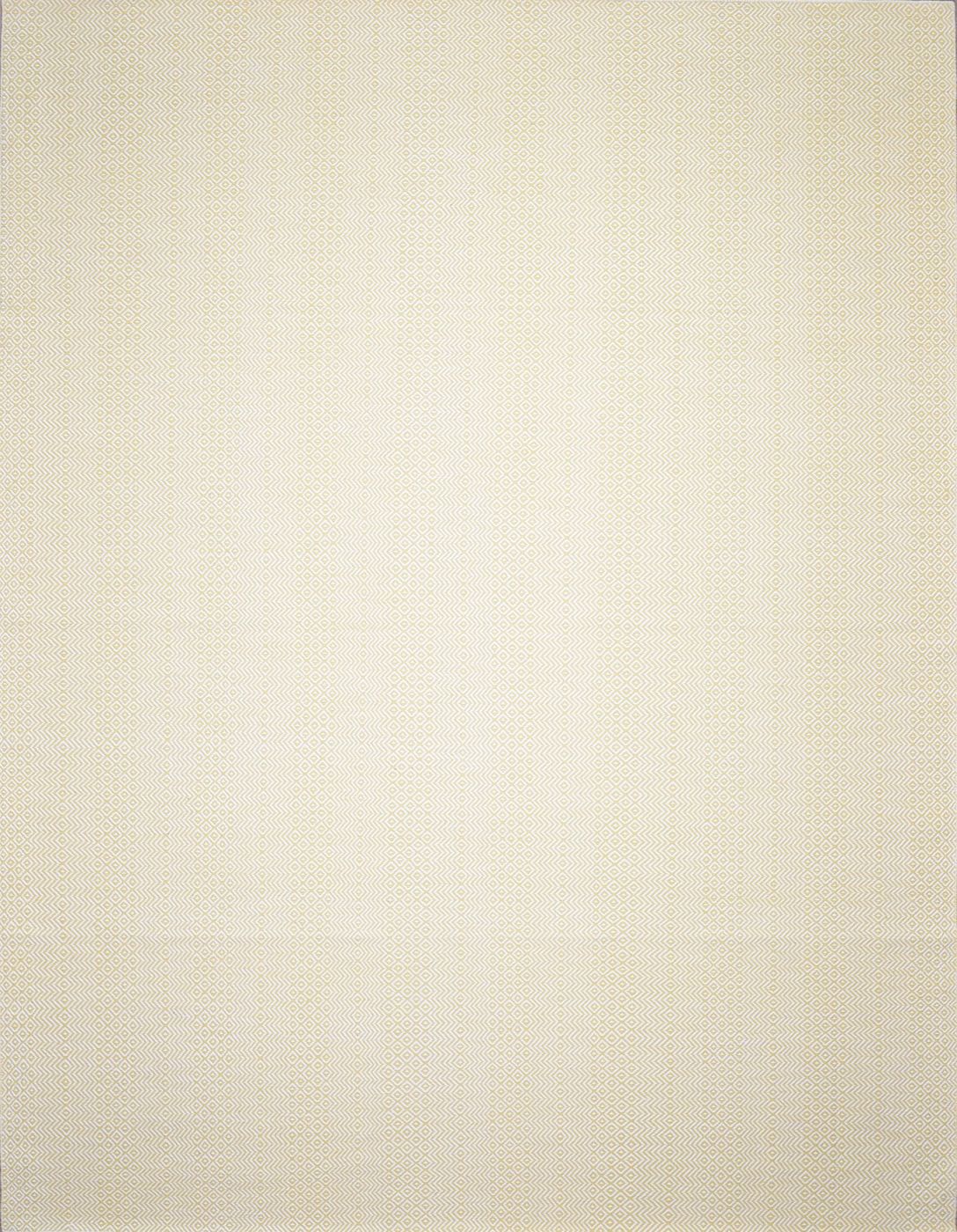 India rug, Yellow / Ivory, 2′7″ × 3′11″