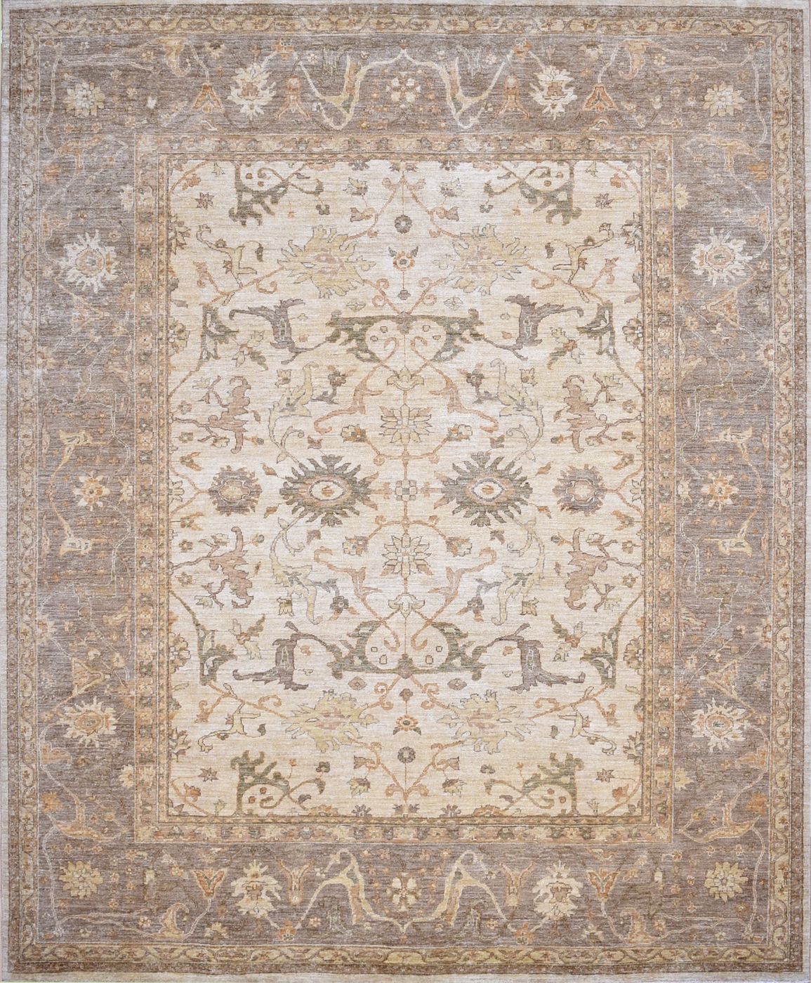 Ouushak SRD1804 Cream & Khaki