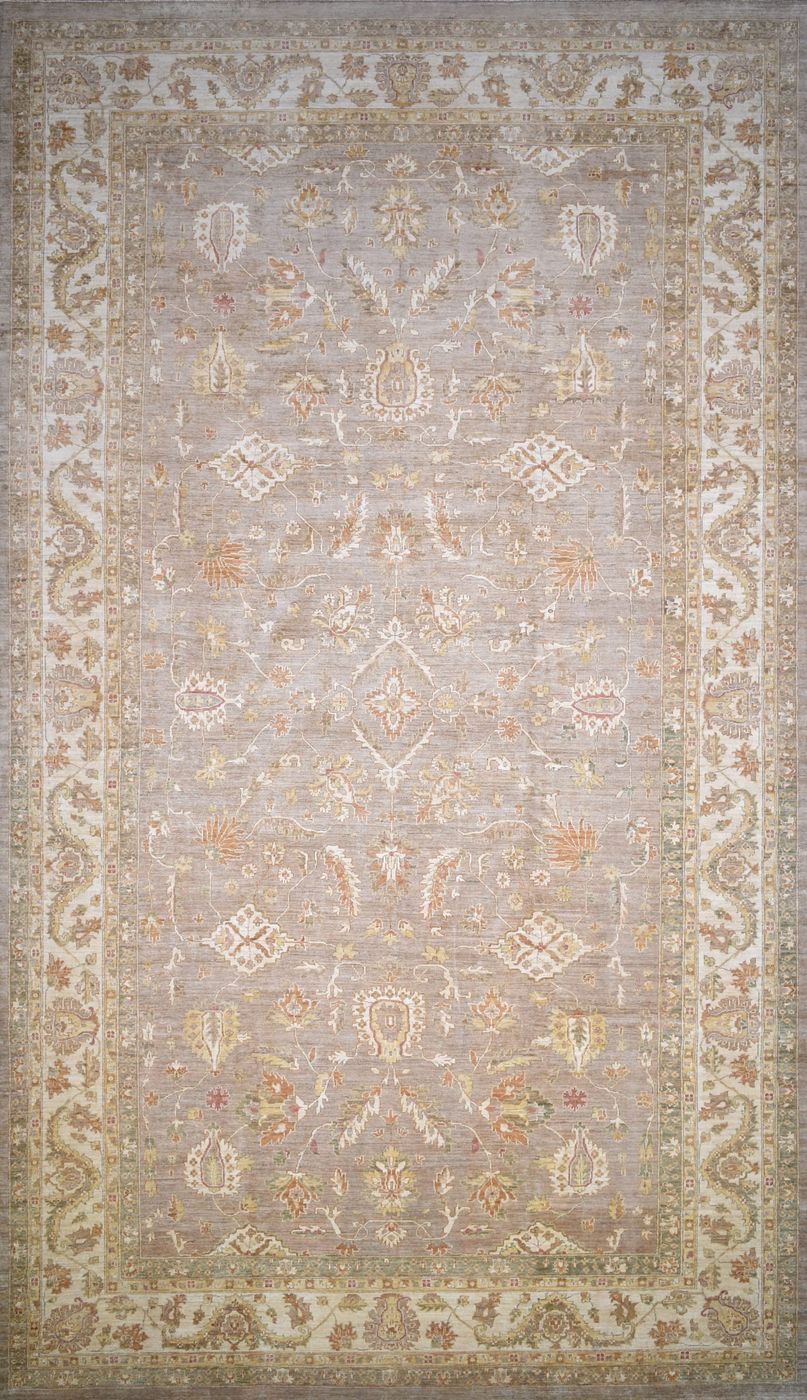 Sultanabad SRD1747 Khaki, 9′10″ × 17′4″