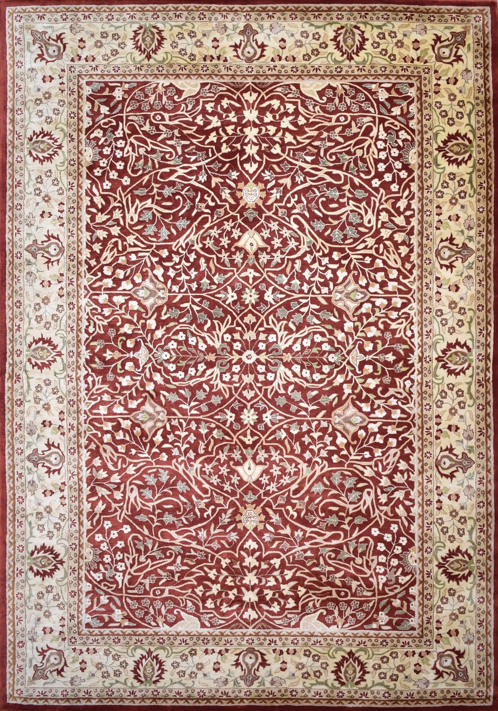 Per Legend 520A Rust & Beige, 9′6″ × 13′6″