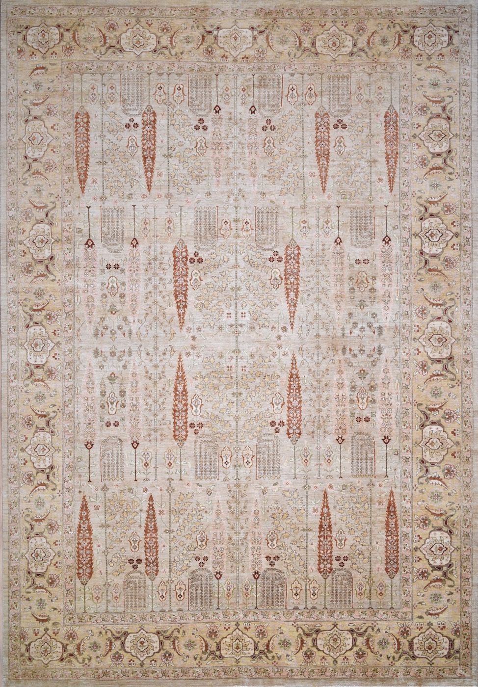 Sultanabad SRD1910 Green, 9′8″ × 13′10″
