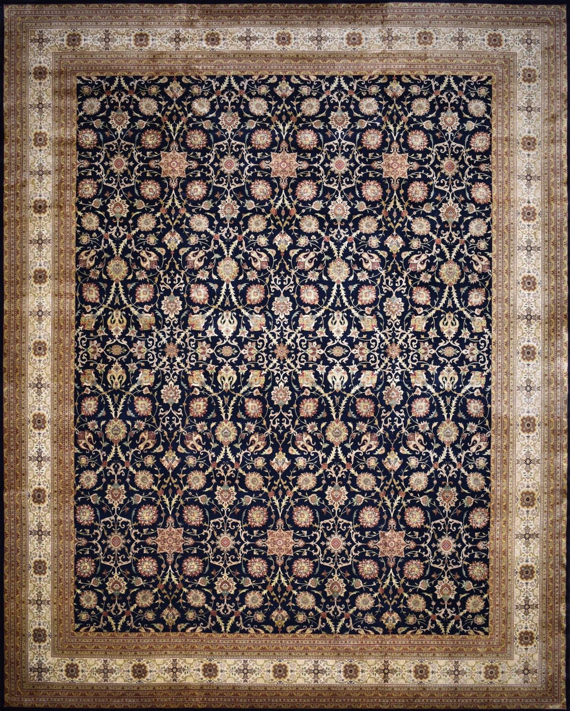 Semnan Black / L.Gold, 2′7″ × 11′10″