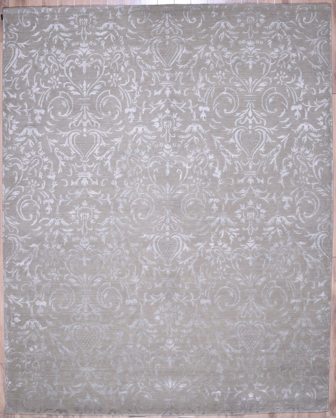 India rug, Grey, 8′1″ × 10′1″