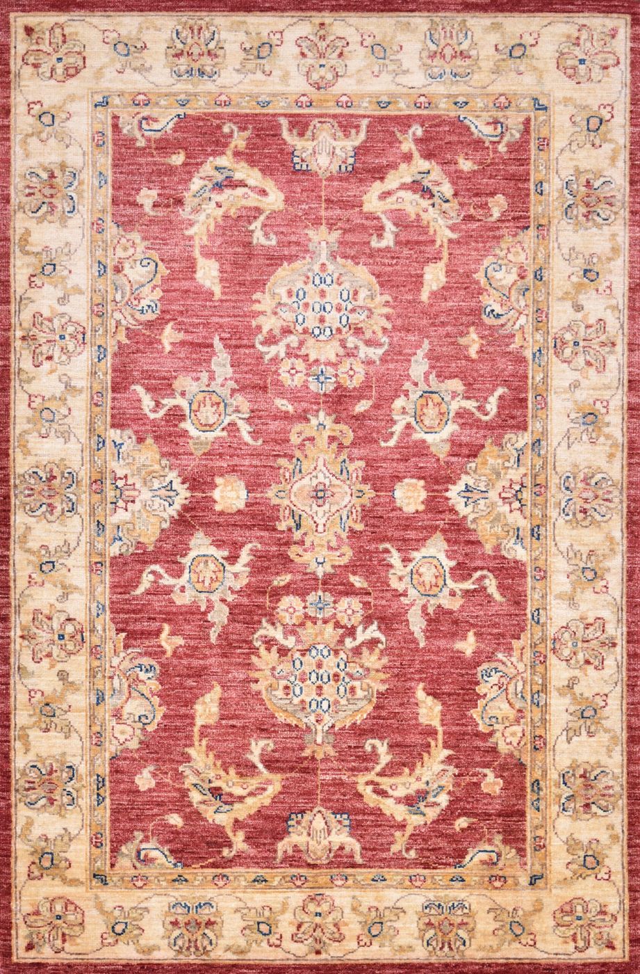 Peshawar Oushak Red/Beige, 3′4″ × 5′2″