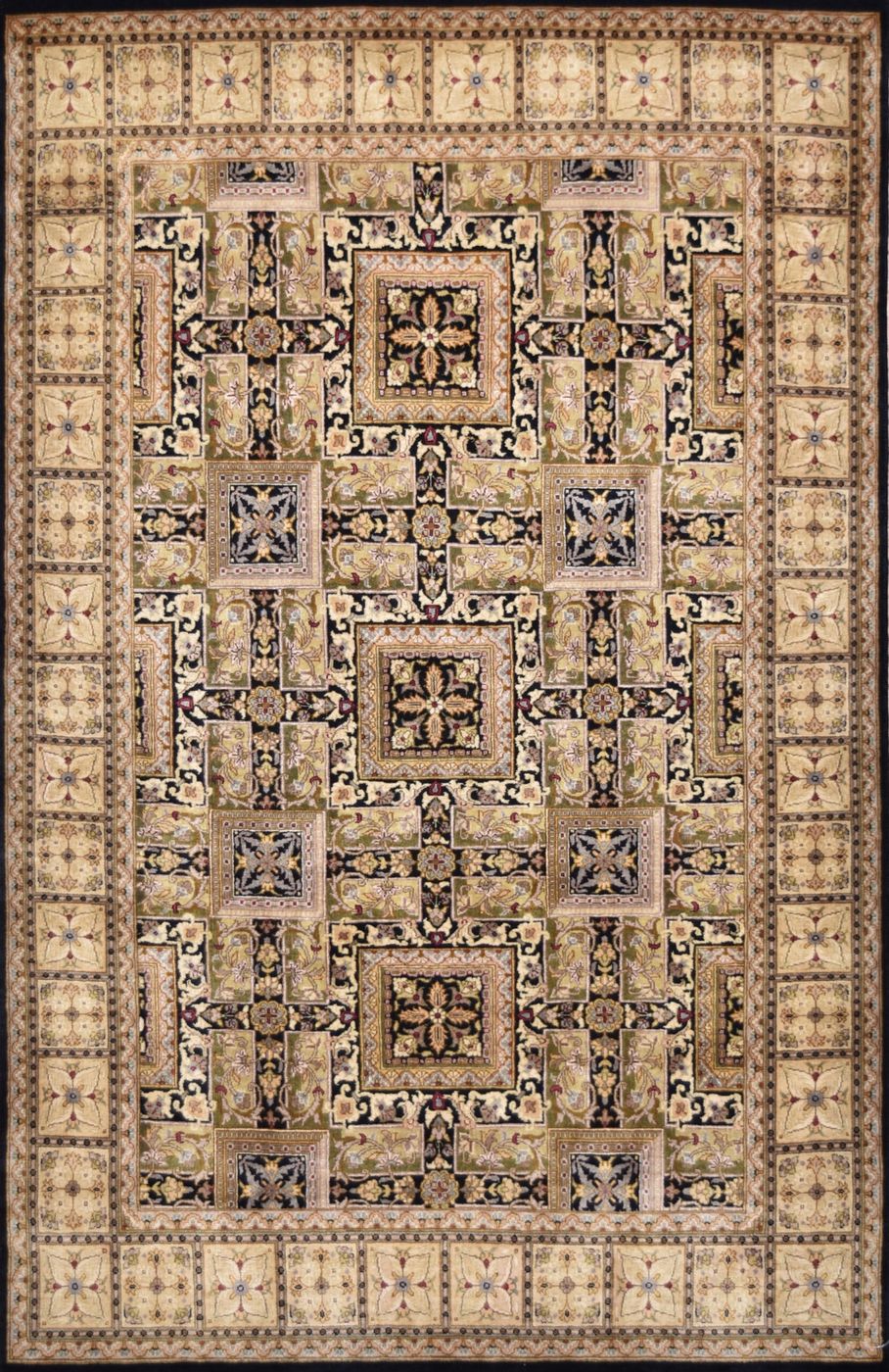 Shalimar Panel Rashim Black, 4′0″ × 6′2″