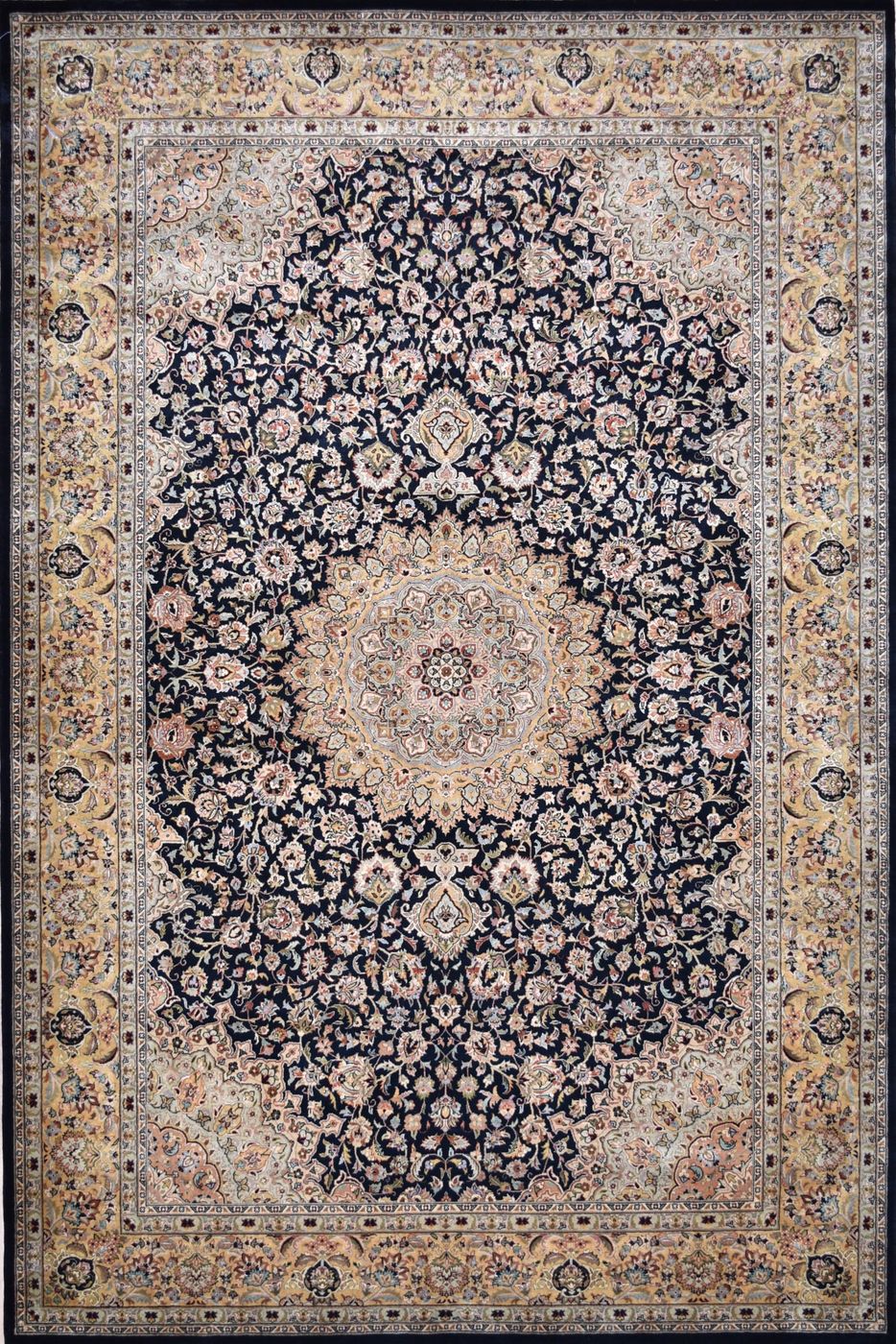 Kashan Javed Black, 6′0″ × 9′1″, from the Shalimar collection