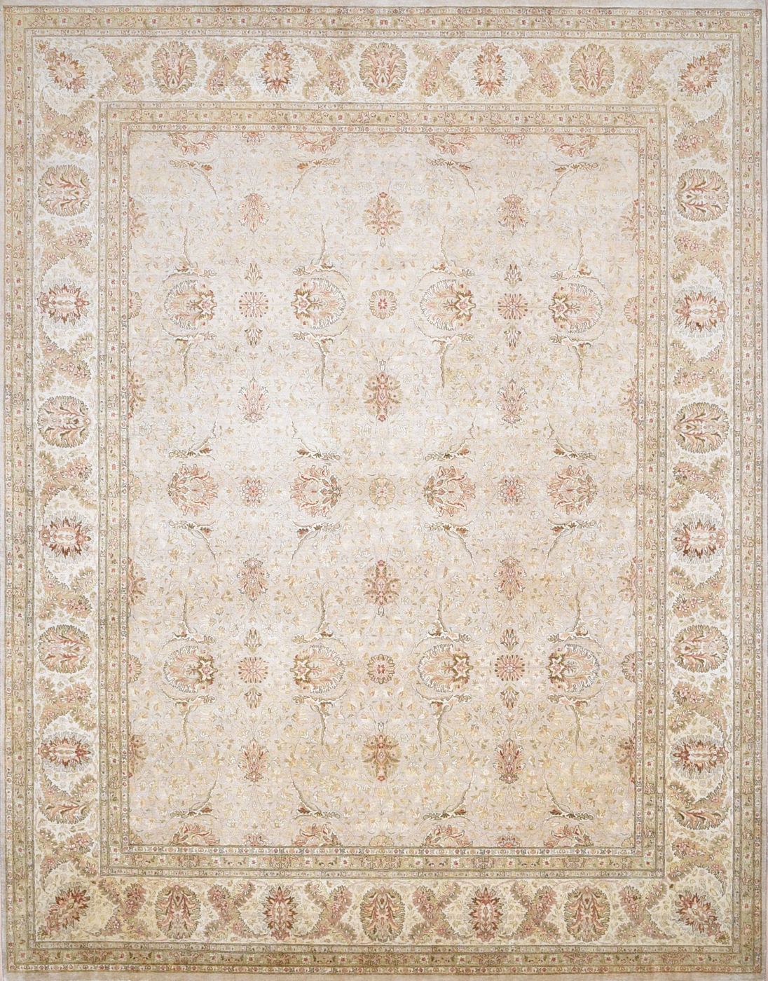 Tabriz Moosa Ivory, 8′0″ × 10′4″, from the Shalimar collection