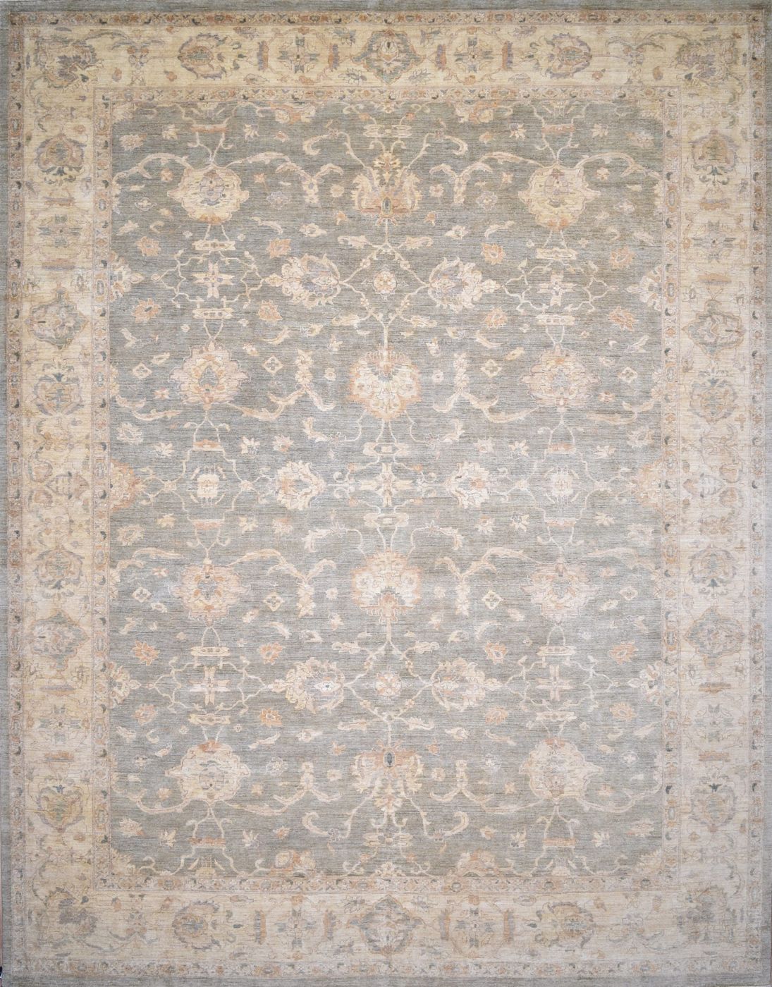 Sultanabad SRD1742 L.Green, 10′4″ × 13′3″