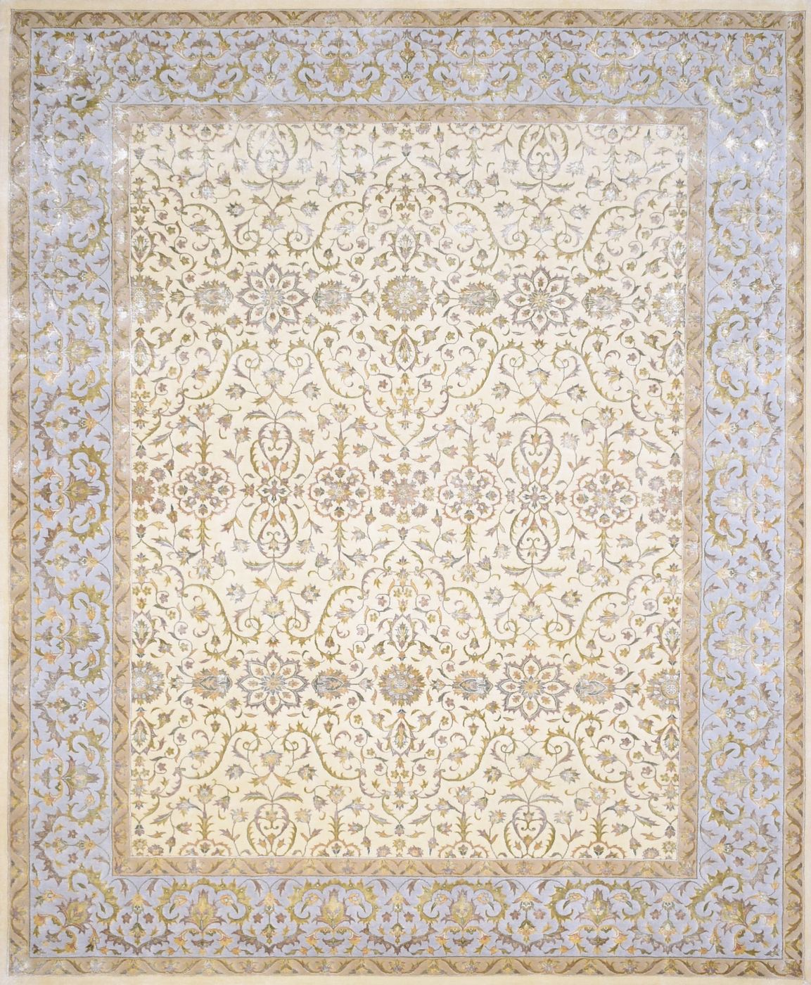 Tabrizi Beige & Grey W & V, 8′0″ × 10′2″