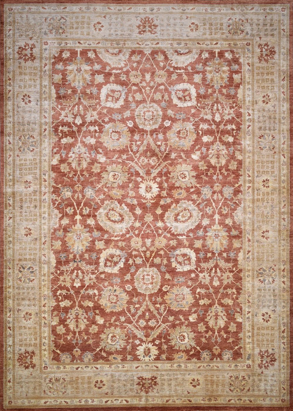 Sultanabad1483 Rust, 9′8″ × 13′8″