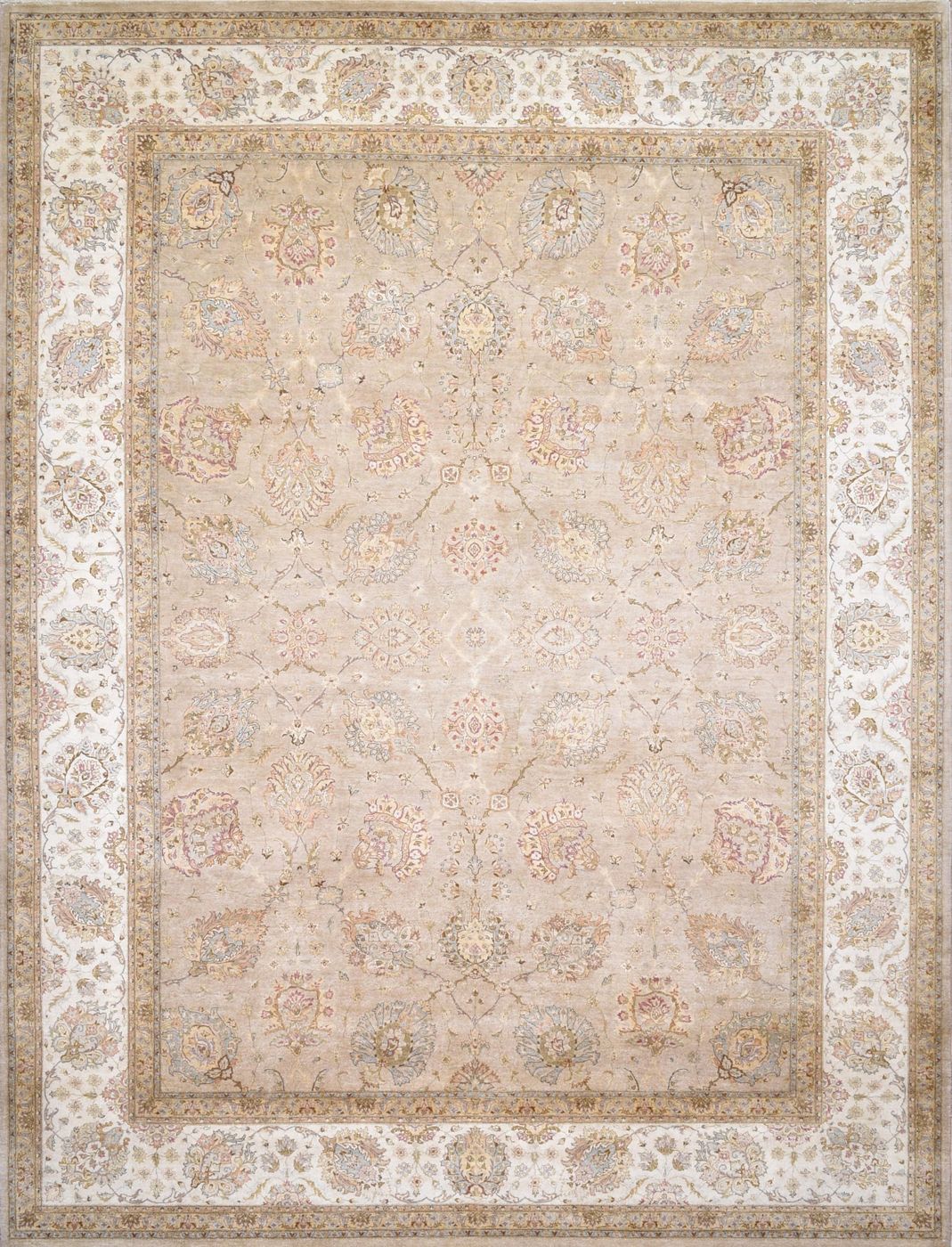 Tabriz Arman Beige & Cream, 9′2″ × 12′0″, from the Shalimar collection
