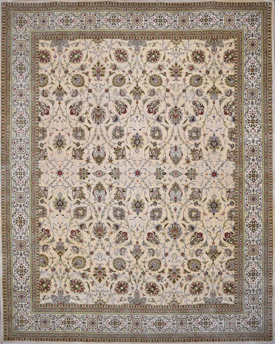 SEMNAN MEH001 L. Gold & Ivory, 7′11″ × 10′1″, from the Mehran collection