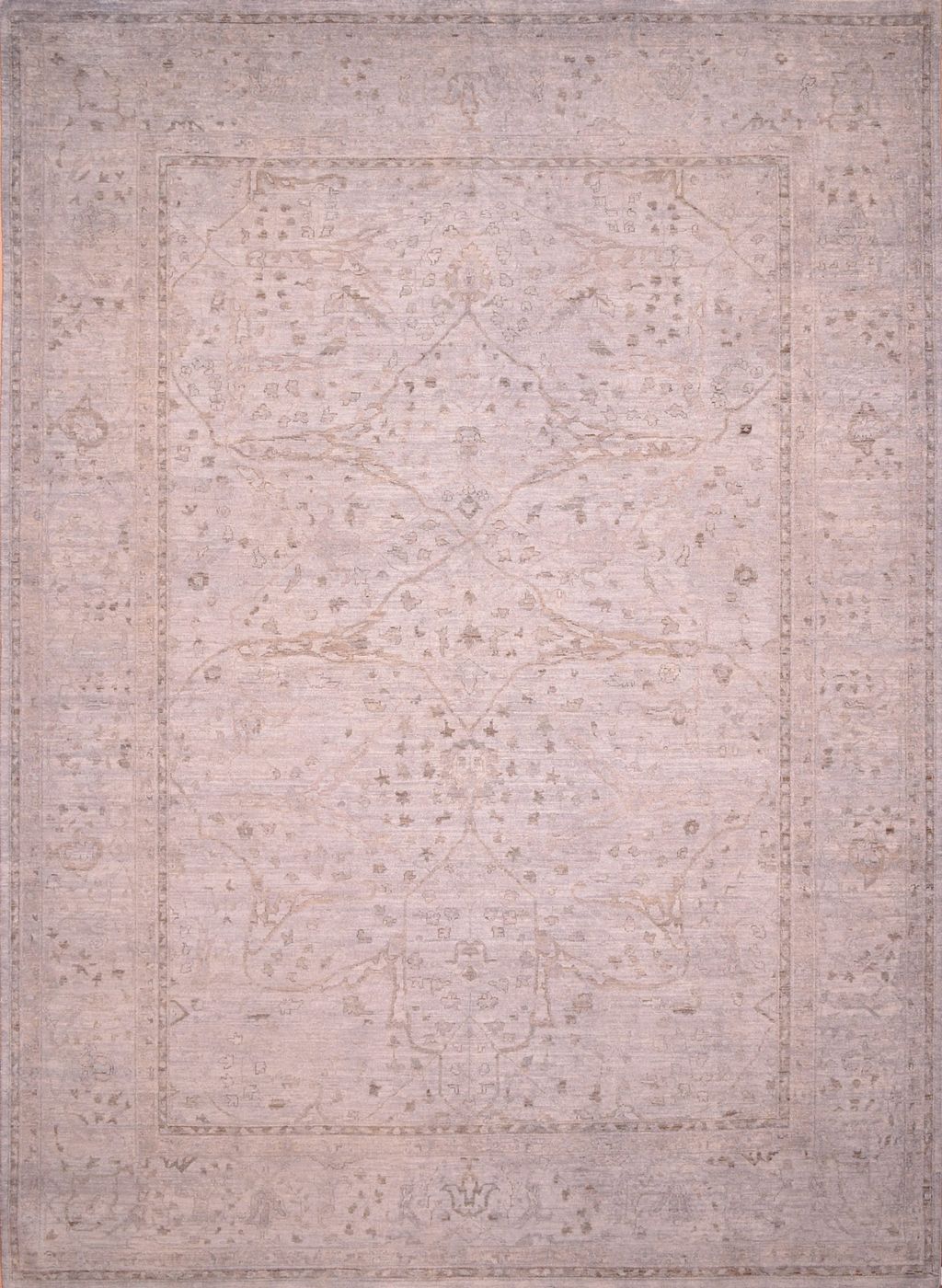 Oushak SRD1897 Silver Blue, 8′6″ × 11′8″
