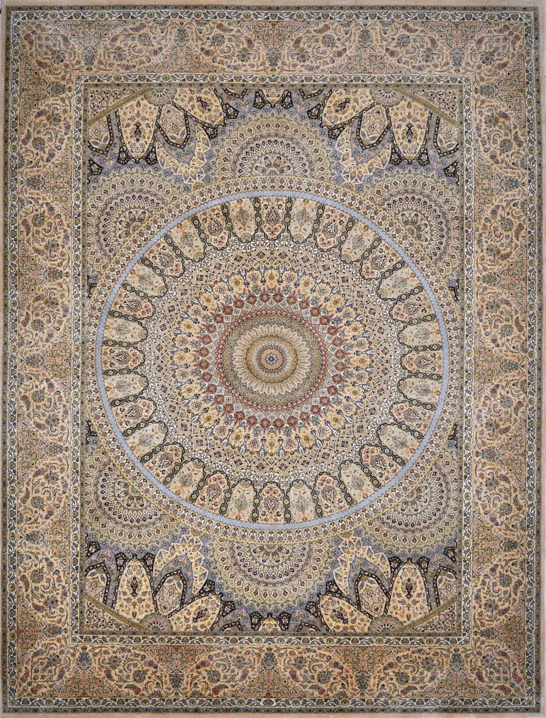 Noor Tabriz Auriga Gold, 9′3″ × 12′2″