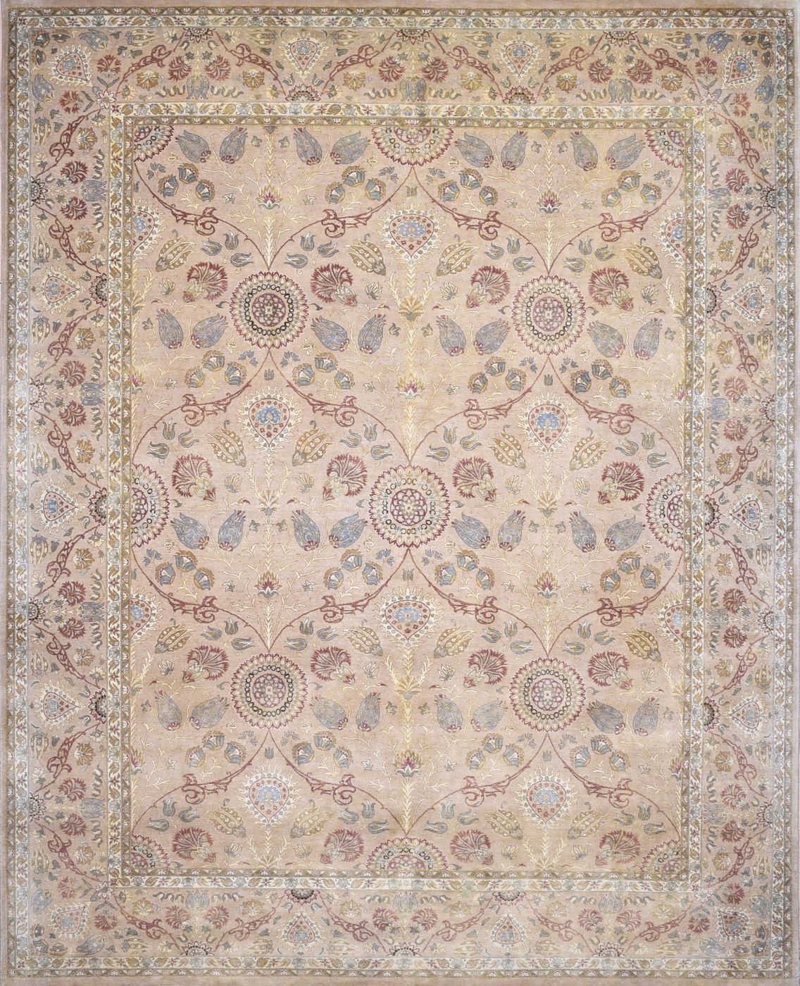 Tabriz Bahar Fawn, 8′0″ × 9′11″, from the Shalimar collection