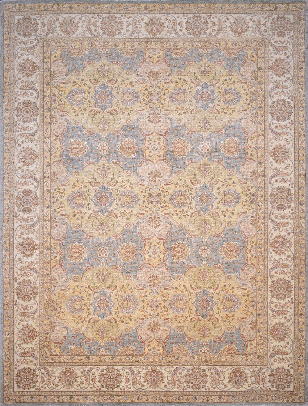 Himaliyan Tabriz Farooqi Gold, 8′11″ × 11′9″