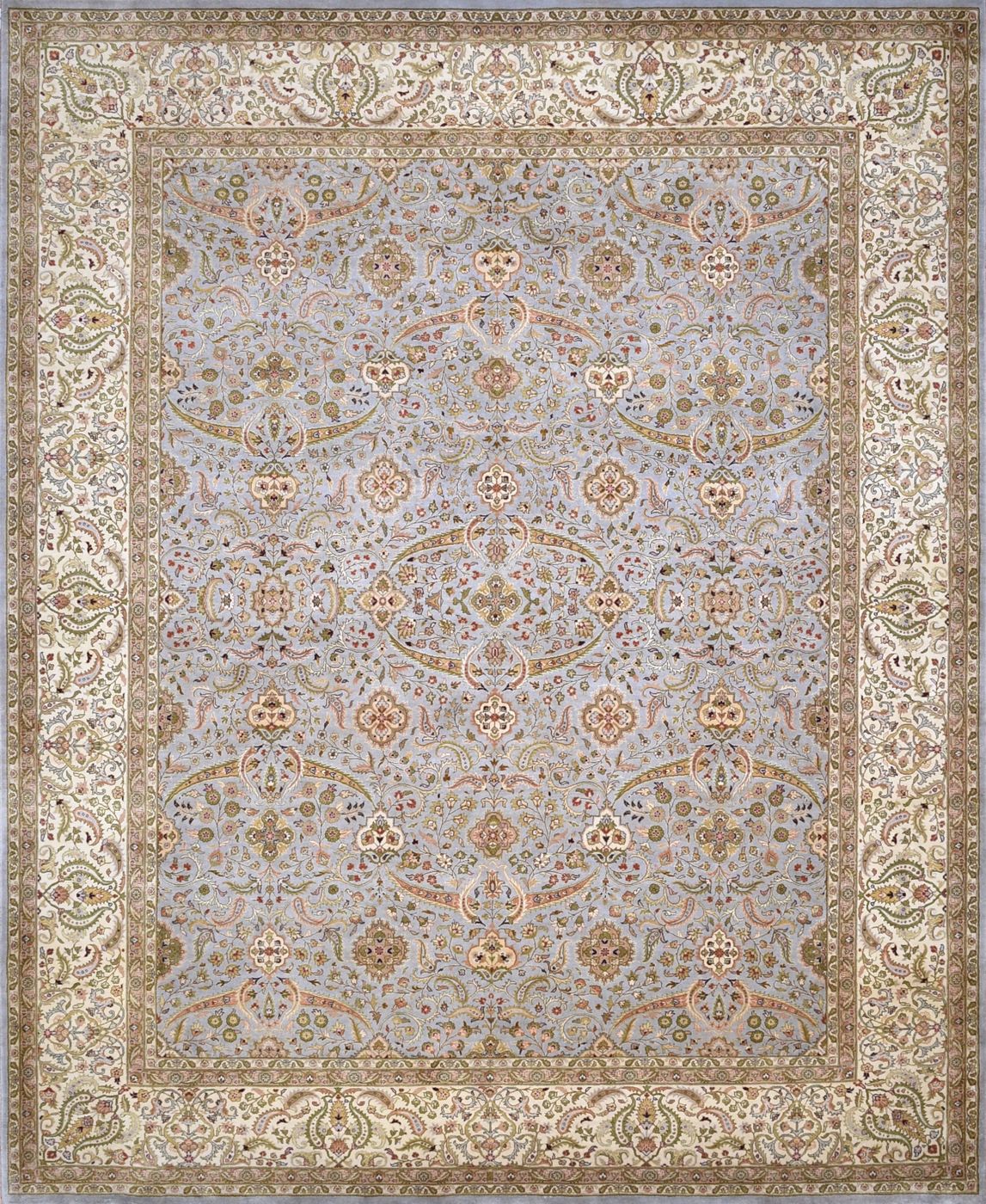 Tabriz Fall Grey & Ivory, 8′1″ × 10′0″, from the Shalimar collection