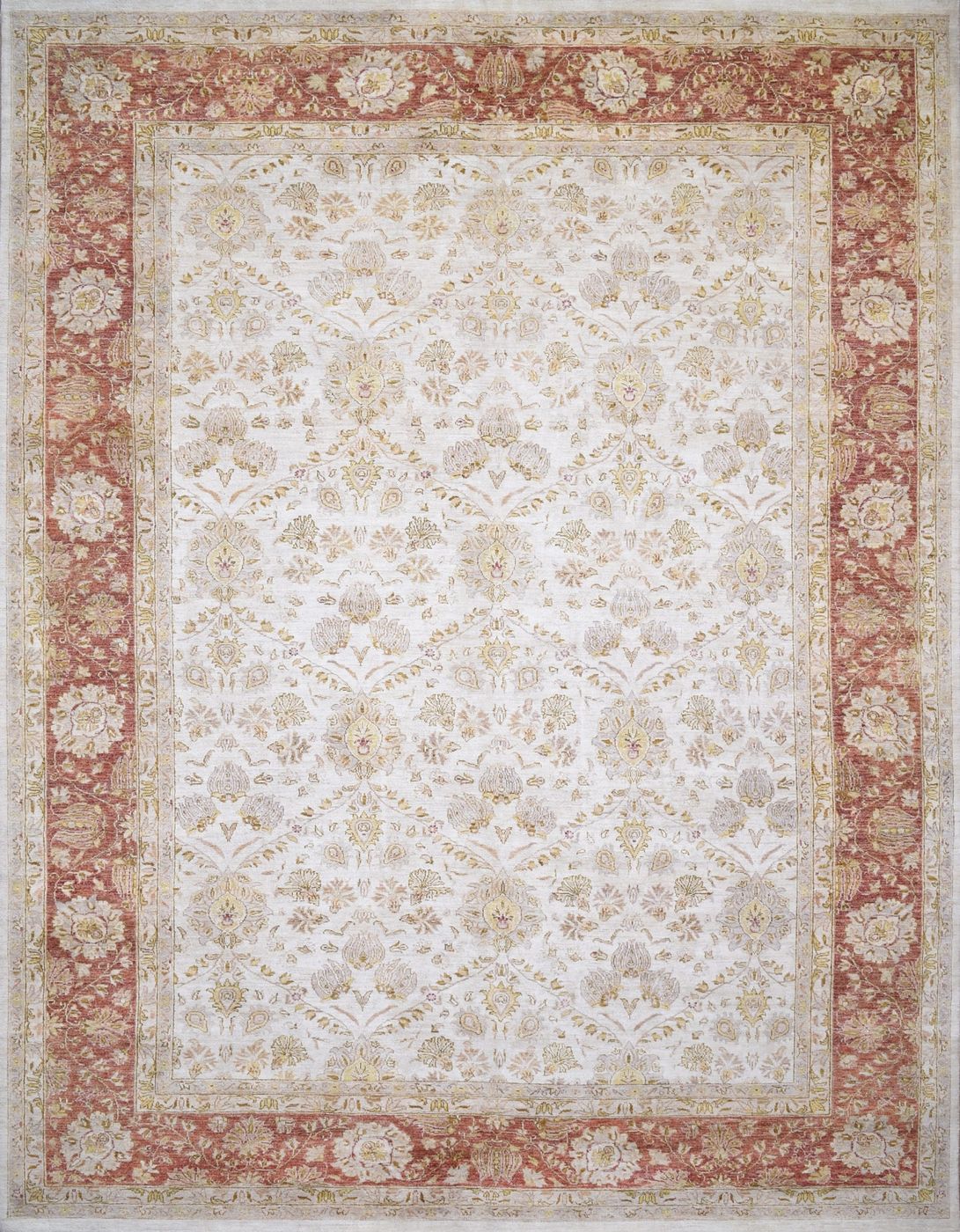 Silk Road SRD2720 Ivory, 10′3″ × 13′2″