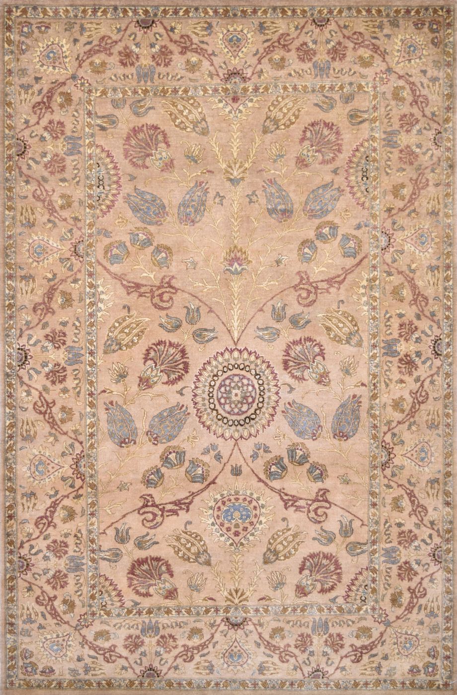 Shalimar Tabriz Bahar Beige, 4′1″ × 6′2″