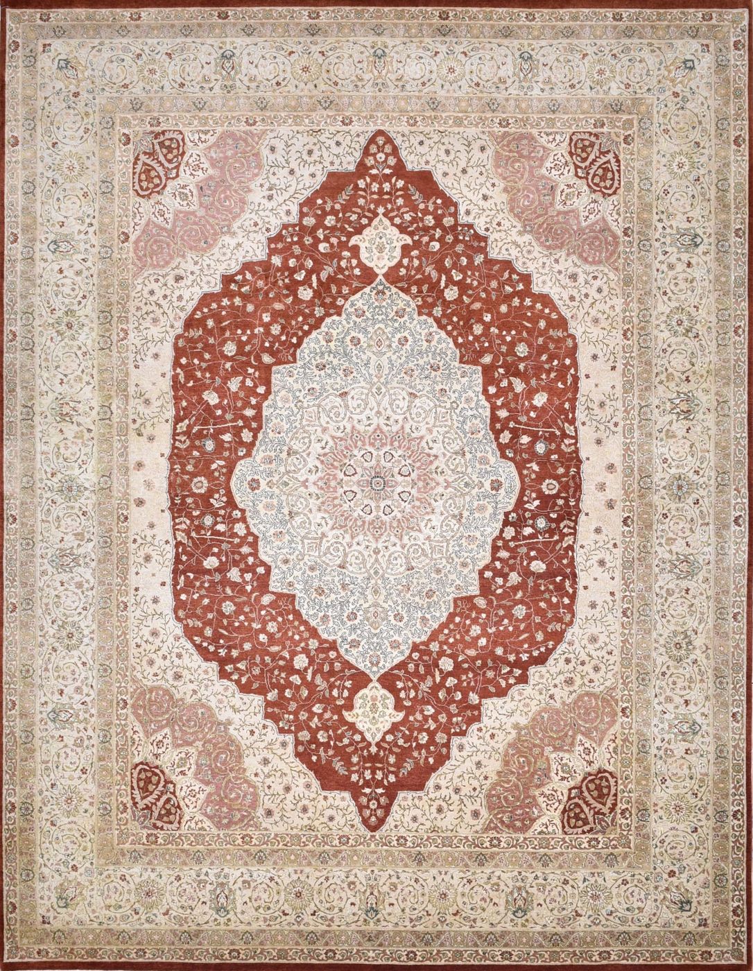 Qartaba Rust, 8′1″ × 10′4″, from the Shalimar collection