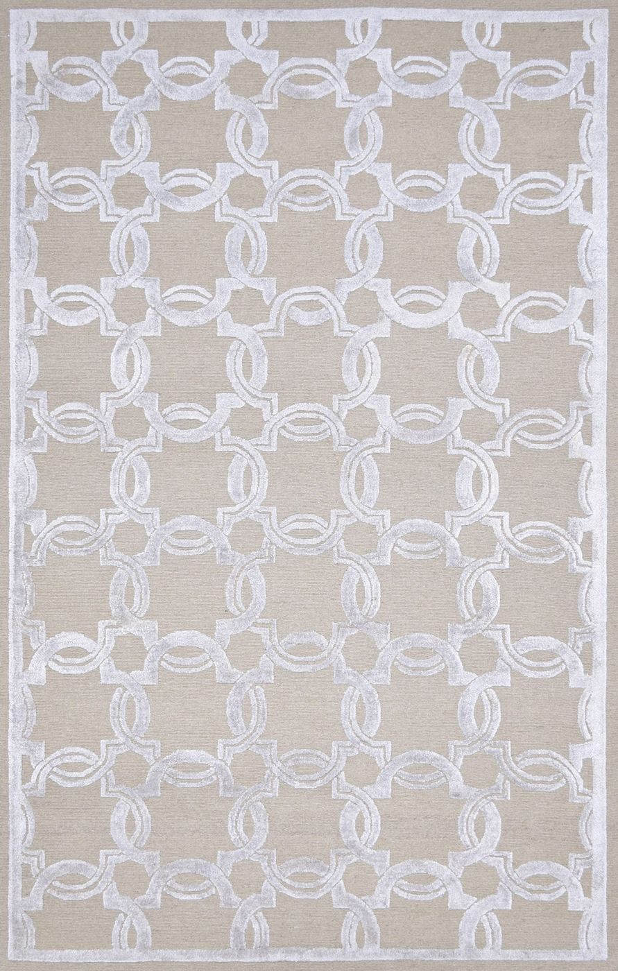 Madrid MAD815 Beige & Grey W & BS, 5′0″ × 8′0″