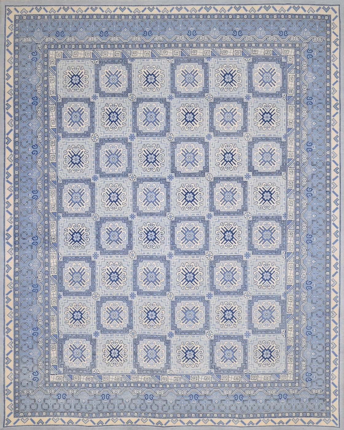 Khotan L.Blue / M.Blue, 7′11″ × 9′11″