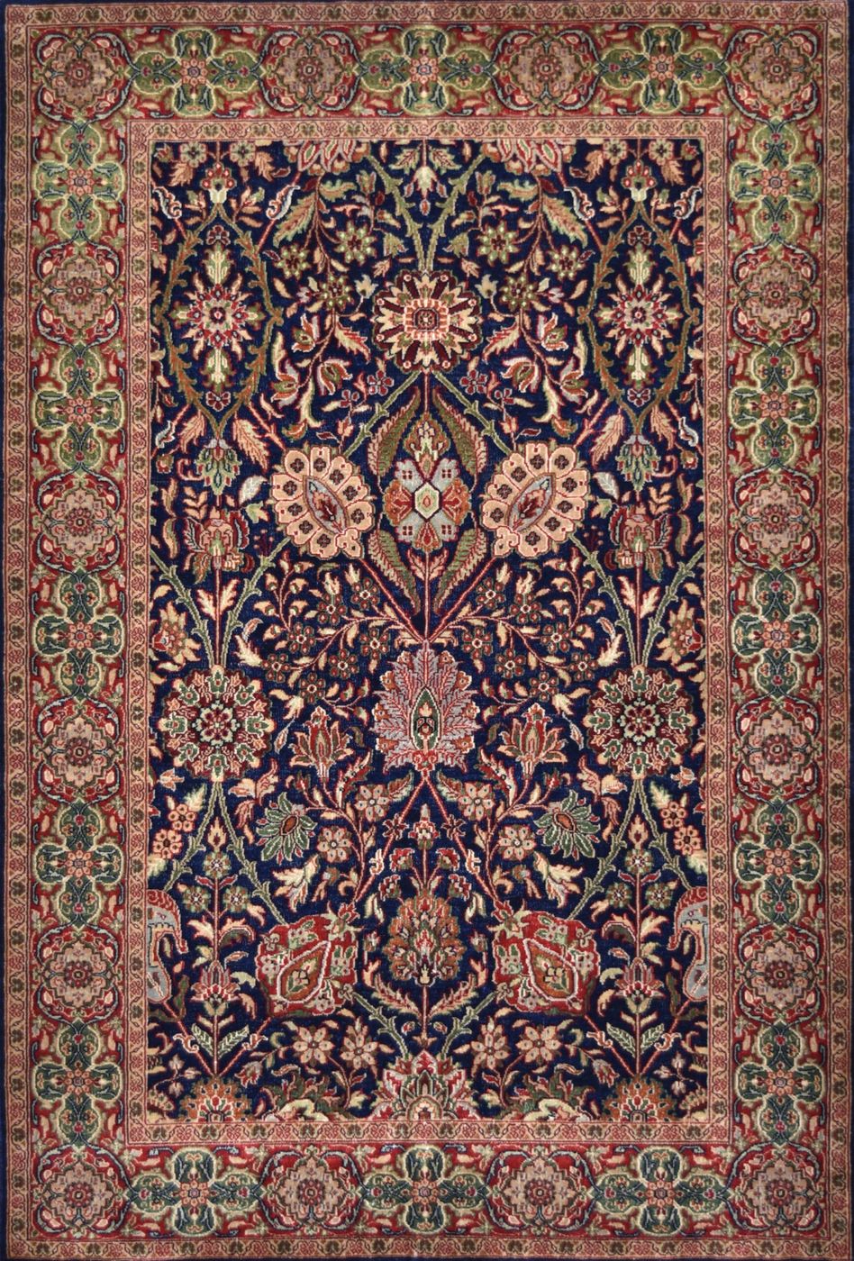 Mehran Veramin Navy/Red, 4′0″ × 6′0″