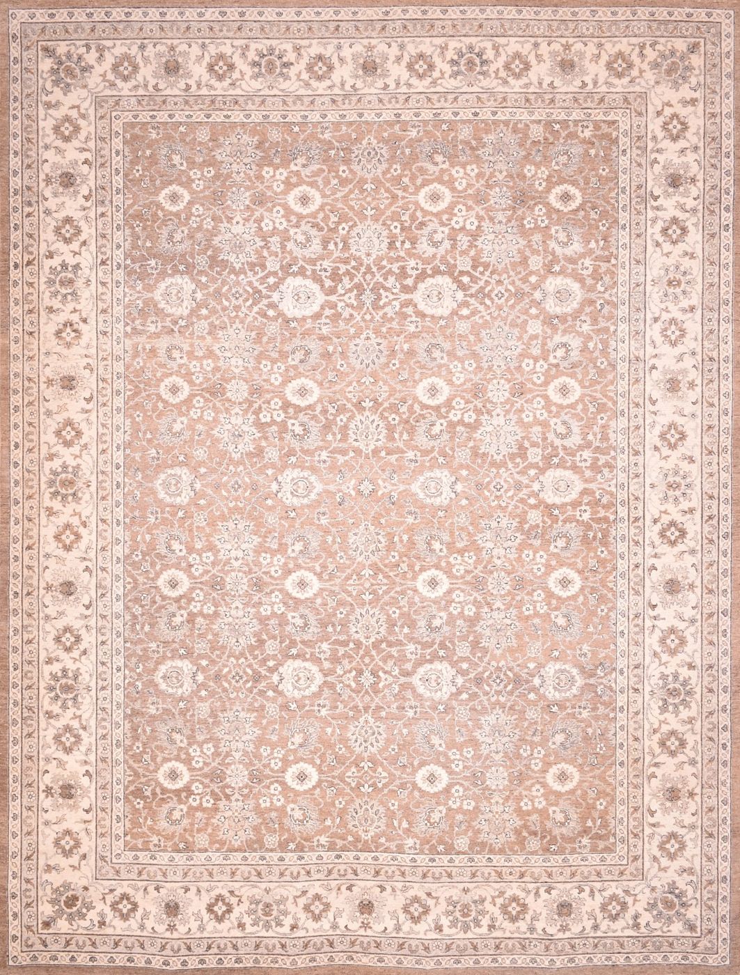 Caspian CAS501 Beige & Ivory, 8′10″ × 11′8″