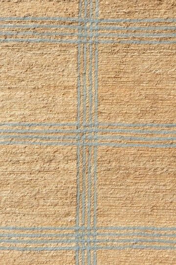 India rug, Beige / Blue, 9′0″ × 12′0″