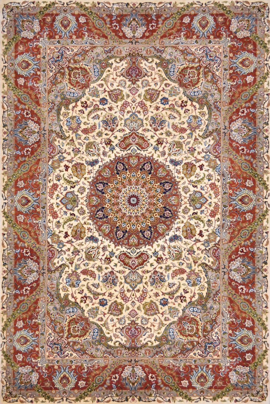 Noor Intikhab Ivory, 4′0″ × 6′1″