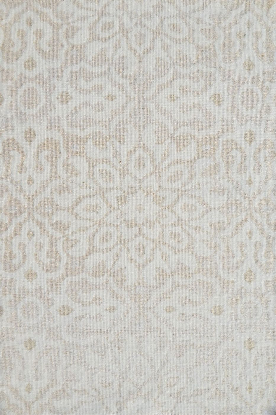 India rug, Beige, 6′0″ × 9′0″