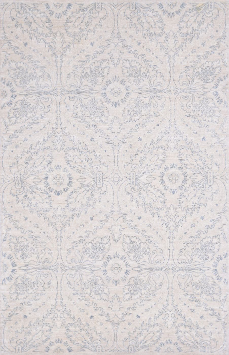 Peshawar Oushak S.Blue, 3′11″ × 6′0″