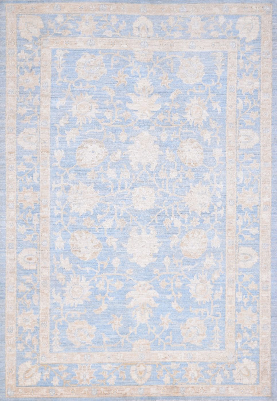 Peshawar Sultanabad S.Blue, 4′3″ × 6′1″