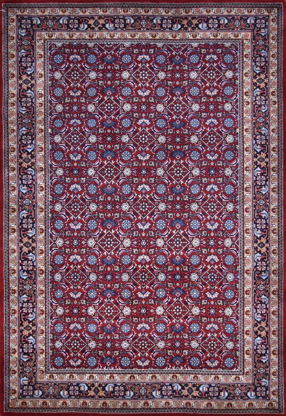 Herati Indo Persia Red/Navy, 4′1″ × 5′11″