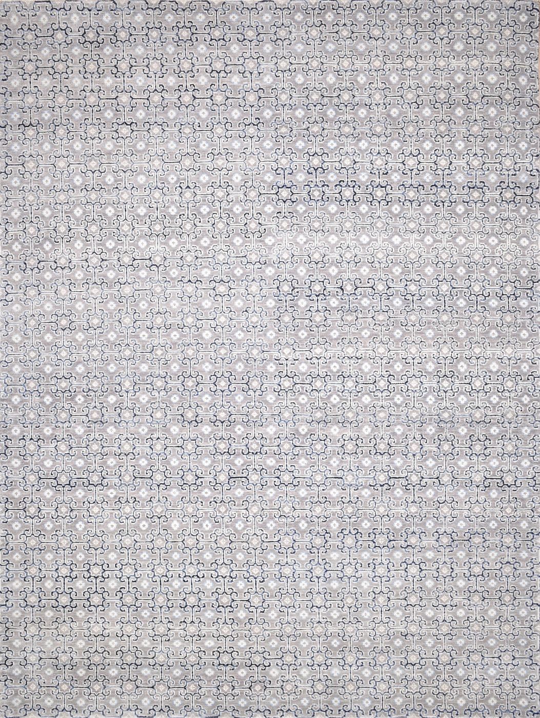 Khotan BER317S Silver, 9′2″ × 12′1″