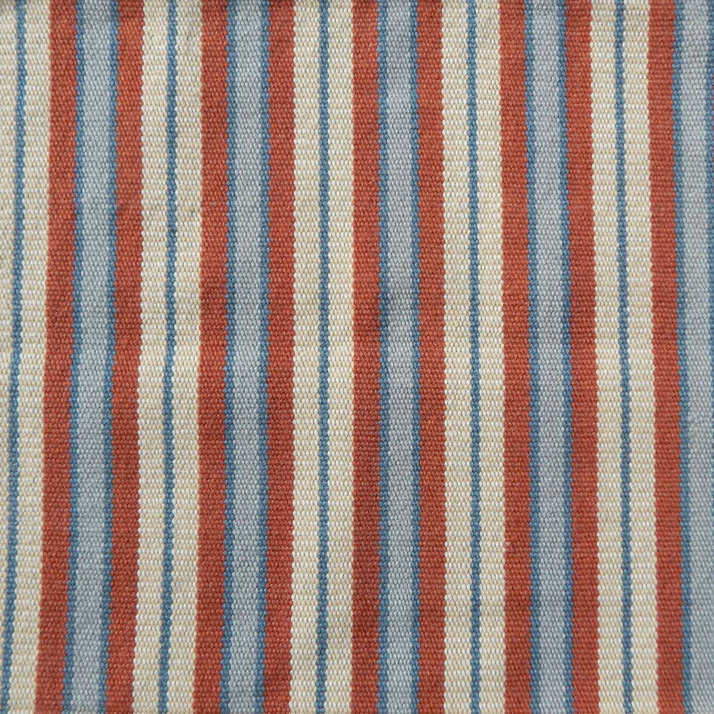 India rug, Salmon / L.Blue, 5′7″ × 10′0″